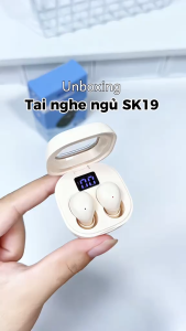 Tai Nghe Bluetooth QiMi SK19 - Nhét Tai Ngủ Vô Hình Chống Thấm Nước IPX5 Micro Đàm Thoại To Rõ