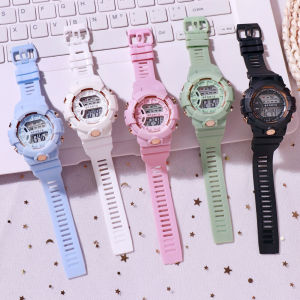 Fashion Electronic Watch for Women and Men Sports Night Light Couple Watch with Alarm and Timer Functions Boys and Girls Watch