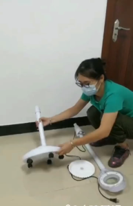 8x LED Diopter Magnifying Floor Lamp Magnifier Glass Facial Light Stand Dentist