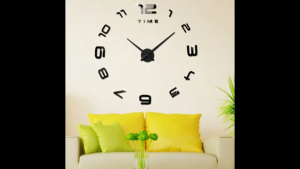 🇲🇾 130cm | PROMO‼️ 𝗕𝗜𝗚 Size DIY 3D Numbers Wall Clock Living Room Aesthetic & Modern | High Quality ⭐️