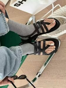 Tất Ngắn Thoáng Khí Mùa Hè Miu Wind Tag Đế Bằng Tất Ngắn Ballet Show Trường Phim Cotton Mỏng Đến Giữa Bắp Chân