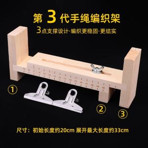 Handmade DIY round Disk Winder Bracelet String Weaving Tool Material Hand Chain Cord Fastening Frame Winder Device