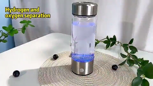 SG Spot Japan intelligent Hydrogen Water Bottle 420ML Rechargeable Portable Water Purifier Food-Graded Material BPA-Free