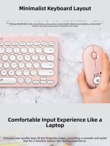 Logitech | Wireless Bluetooth Keyboard and Mouse Set