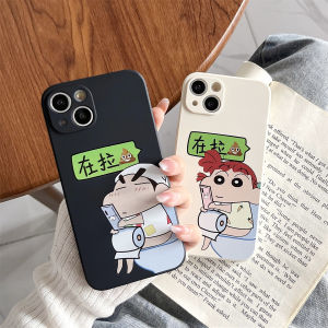 Cute Cartoon Phone Case for Apple 13 14 pro Max Silicone Soft Protective Cover Anti-Fall Full Package Design for Couples Women