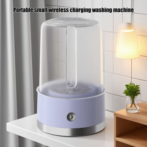 1L Mini Automatic Washing Machine Underwear Panties Washing Cup Portable Wireless Usb Charging Washing Machine For Travel