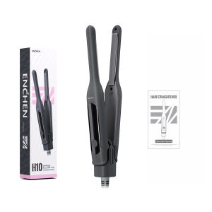 Gift Idea For Her~ENCHEN H10 Hair Straightener and Curler 2 in 1 flat iron 4 temperature Fast Heat