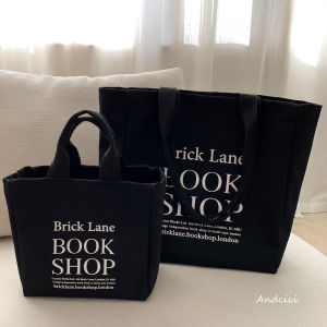 ANDCICI | British Style Bookstore Canvas Tote Bag
