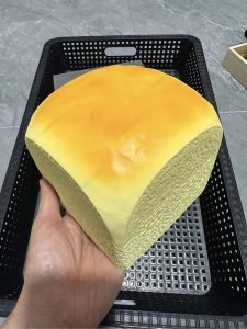 Hot Toys | Big Hawaii Honey Bread Toast Squishy Toy Slow Rising Slow Rebound Anti-Stress Squeeze Toy for Hand Relaxation Stress Relief Gift