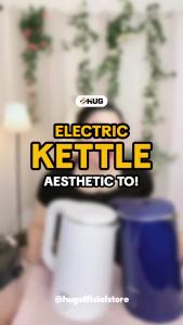 HUG Eco Pot Electric Kettle - Three Colors Available 2.3L Capacity All New Upgrade Aesthetic 1500W