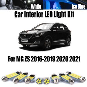 8Pcs LED Interior Dome Reading Light Car Map Trunk License Plate Bulbs Kit For MG ZS 2016 2017 2018 2019 2020 2021 Accessories