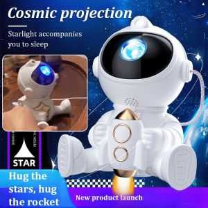 Ambient Light Ornament Starry Night Projection Lamp Astronaut Led Night Light Spaceman Star