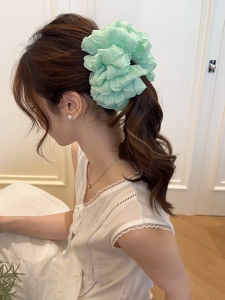 คลิปหนีบผม French Super Fairy Flower Pleats 2025 ทรงหัวจรดปลายผมทรงฉลามอ่อนใหม่