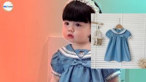 VÁY BÉ GÁI THUỶ THỦ- MT2024