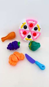 [CÓ MIẾNG DÁN] Đồ chơi túi bánh sinh nhật mini 15 chi tiết cho bé thích nấu ăn nhà bếp cắt thái hoa quả trái cây gato