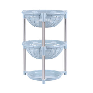 Portable Multi-level Plastic Storage Rack
