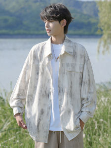 ZUOFEILI | New Design Casual Dyed Long Sleeve Shirt