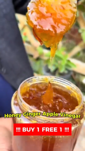 Honey Ginger Apple Cider Vinegar Drink 120ml -Honey Ginger Apple Cider Detox Drink - Burn Fat & Slim Fast