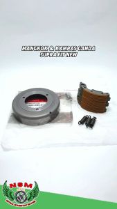 Paket 2 item KFL Mangkok Ganda Supra fit new + Kampas Ganda Supra Fit / Lagenda / Revo Lama