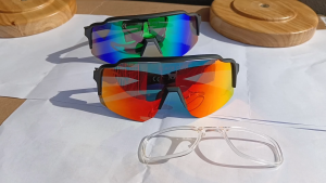 Black Cat Sport Sunglasses Polarized Road Trail Running Cycling Golf Hiking Tennis Fishing Volleyball Outdoor