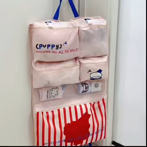 ขึ้นเครื่อง กระเป๋าพับ เดินทาง กระเป๋าเดินทาง จุใหญ่ พับได้ 6 in 1 ดีไซน์น่ารัก ของใช้ เดินทาง ATTCH