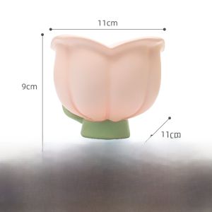 Floral Creative Storage Display Home Decorations Living Room Bedroom Desktop Atmosphere Lamp Night Light Girls Heart