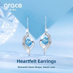 Grace Girl | Valentine Gift Earrings Silver