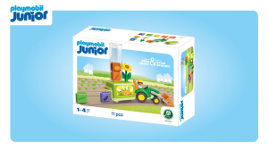 Playmobil Junior Tractor with Load and Drop Planter 71773