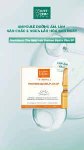 Serum Dưỡng Ẩm Và Hỗ Trợ Giảm Nếp Nhăn Cho Da MartiDerm Proteos Hydra Plus SP (30 ống)