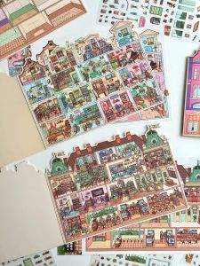 Decorative Stickers Scene Decoration 12.0 Grids Apartment Themed With Positioning
