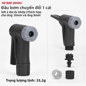 Bộ Chuyển Đổi Đầu Vòi Bơm Xe Đạp Cho Ống AV/FV MTB/xe Đạp Đường Trường Phụ Kiện Thay Thế Đầu Van Thông Minh Tương Thích Với Bơm Sàn.