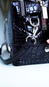 CEKA Tas Selempang Wanita Massiro Bag 2 Zip Import Croco Sling Bag Pesta Kondangan Original Branded