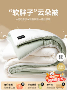 Thickened Warm Non-Cotton Quilt Student Four-Season Universal Polyester Fiber Fill Durable Washable Warmth Retention Comforter