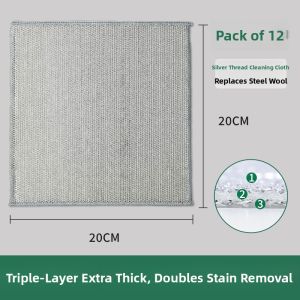 Dual Layer Non-Stick Kitchen Cleaning Cloth