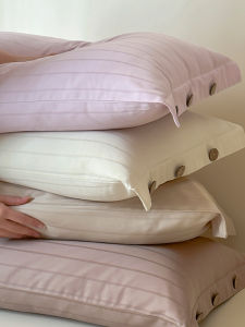 Tấm Lót Gối Cotton Nguyên Chất Dài Lông Cừu 60 Chiếc Tấm Lót Gối Cotton Thoáng Khí Thấm Hút Mồ Hôi Cho Người Dùng Một Người