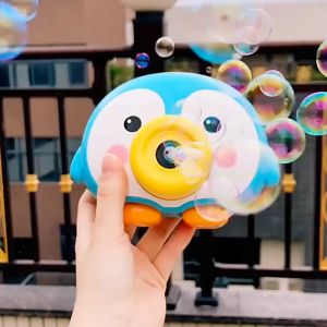 🫧 Cute Pet Same Style Bubble Machine Electric Cartoon Bubble Camera Light Music Automatic Bubble Blowing Toy