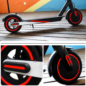 Waterproof Warning Stickers Wheel Hub Protective Reflective Sticker Strip For Xiaomi M365/Pro 1s Pro 2 Electric Scooter Parts