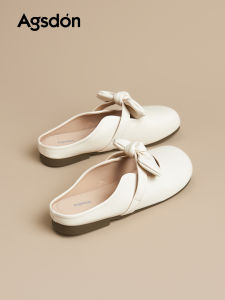 Agsdon | Flat Womens Closed Toe Slip Ons Stylish French Style 2026 Spring New