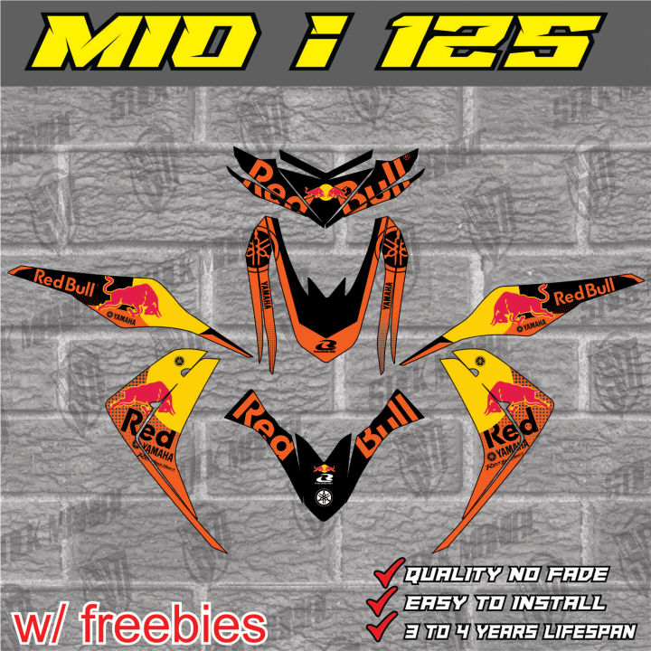Yamaha Mio I 125 decals sticker, laminated Lazada PH