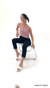 MASCOT Croptop Tanktop Wanita Kancing Croptee Knit Premium M-2384