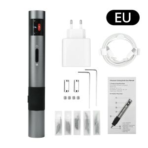 FS‑S1 Ultrasonic Cutter Cutting Frequency 3 Speed Adjustable with Titanium Alloy Blade Tip for PCB Plexiglass PVC Wood DIY