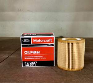 กรองเครื่อง FORD MOTORCRAFT กรองน้ำมันเครื่อง FORD RANGER ปี 2012-2021 EVEREST ปี 2015-2021 MAZDA BT-50 ปี 2012-2019 ใช้ได้ทั้งเครื่อง  2.2/3.2/2.0 อะไหล่แท้ 100%