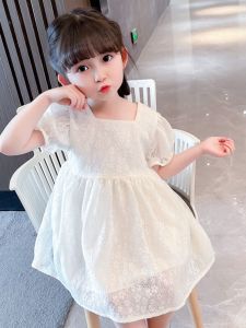 Váy Công Chúa Mùa Hè Cho Bé Gái Váy Lưới Ngọt Ngào Có Tay Áo Công Chúa Váy Dài Vừa Phải Cho Bé Gái