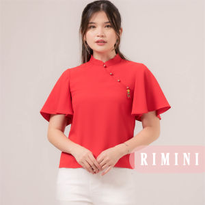 RIMINI - Atasan Perempuan Blouse Sincia Ruffle Shanghai XS-XL - Daxia Top 85810