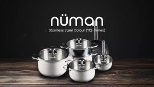 NEW LAUNCH Numan - Casserole + Streamer Set Panci Anti Lengket 24cm Premium - Y12 Series