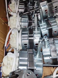 Đầu Quạt Không Chổi Than 220V – Động Cơ Quạt 16 Inch Kèm Nút Kéo & Trục Motor Dùng Cho Quạt Điện Gia Đình