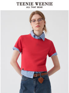 TEENIE WEENIE | Summer Casual Short Sleeve Embroidered T-shirt