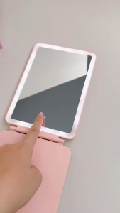 ListonX Portable LED Makeup Mirror | Compact Foldable and Rechargeable