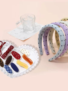 GUOQI | Blue Color Daily Wear Headband for High Crown