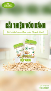 Combo 2 Hộp 400g Yến mạch Nguyên chất Cán mỏng Xuân An Nhập khẩu từ Úc